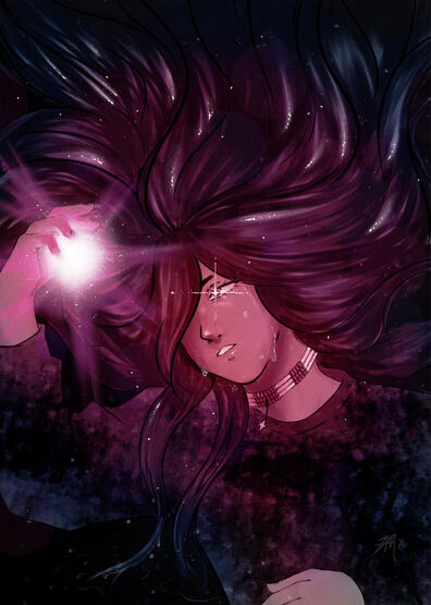 "falling.stars" (2025) Wayfinder 2024-2025 | Digital Illustration