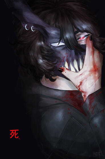 "up in smoke" (2023) | Digital Illustration