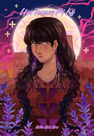 "Un Tuwe Pi Ki" Zine Cover (2025) Digital Illustration